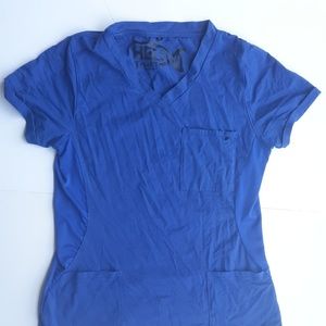 Benefit blue Scrub Top Nursing